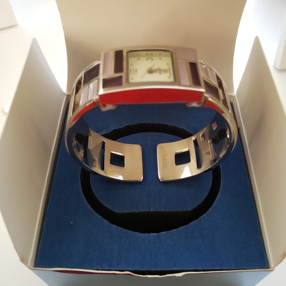 Shades of Violet Cuff Watch (NEW!) - Picture 2 of 4